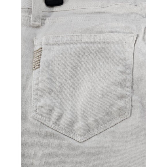 Paige Jeans Womens 28 White Skyline Ankle Peg Mid Rise Skinny Stretch Denim USA - Picture 4 of 11